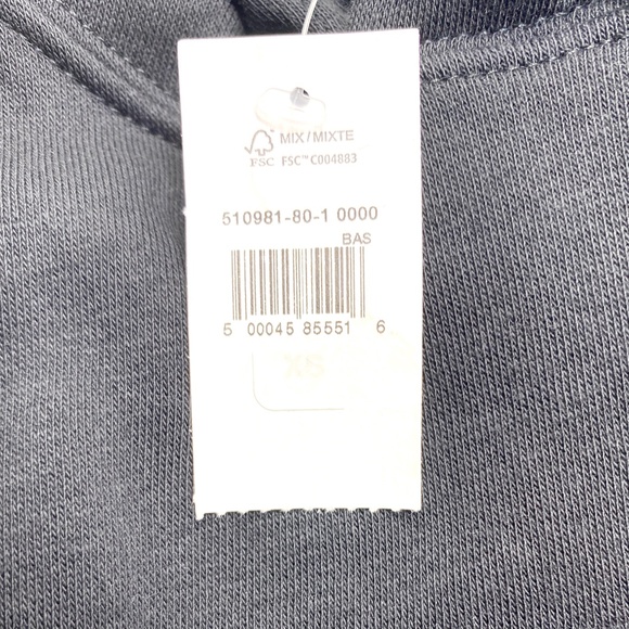 GAP Hoodie Back Gray Logo Pullover Fleece Cotton Men’s Size 510981-80-1 - Picture 5 of 5